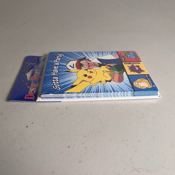 Vintage Pokemon Birthday Party Invitation Cards 1990s New Pikachu Psyduck USA - Picture 4 of 4